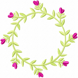 Flowers Embroidery Design 3